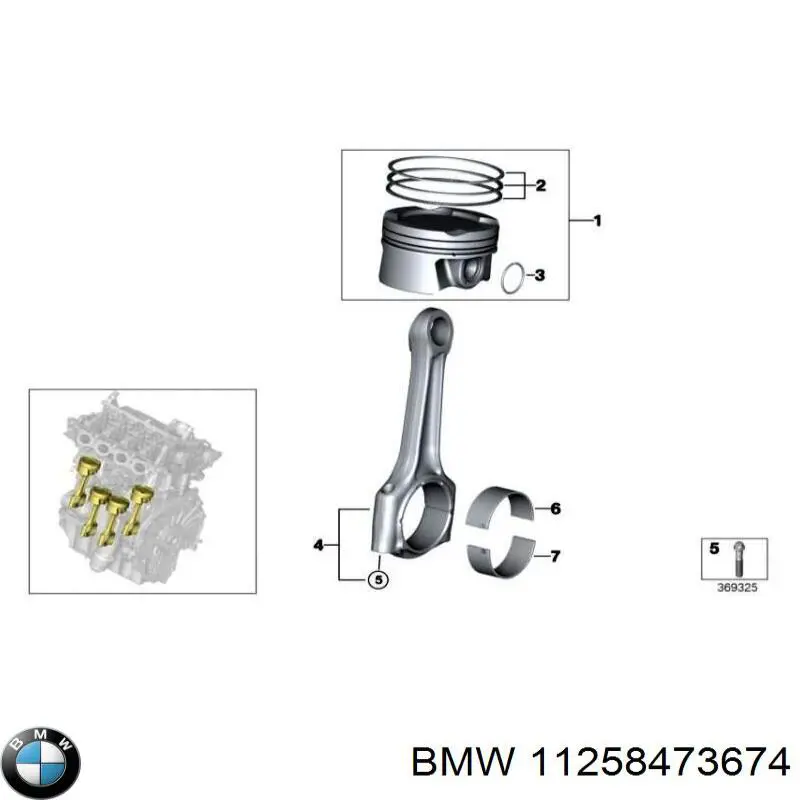  Juego de aros de pistón, motor, STD para BMW X3 F25