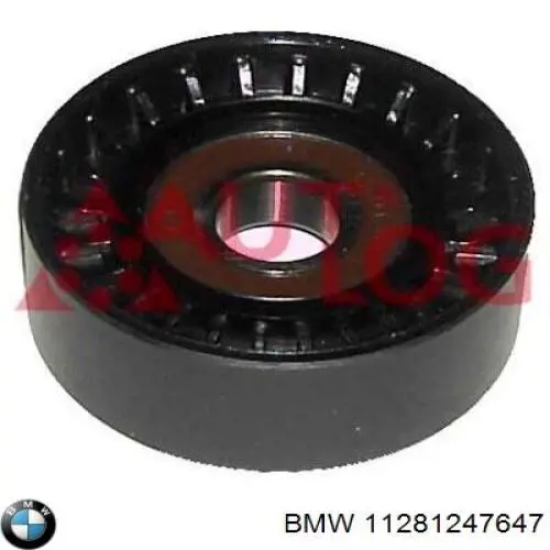 11281247647 BMW tensor de correa, correa poli v