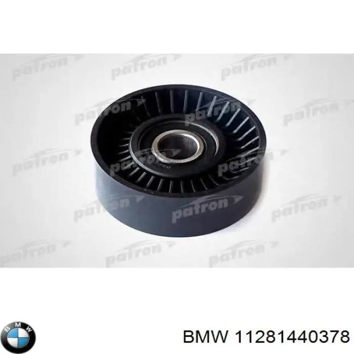 11281440378 BMW polea inversión / guía, correa poli v