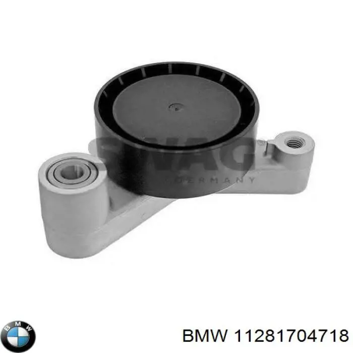 11281704718 BMW rodillo, correa trapecial poli v