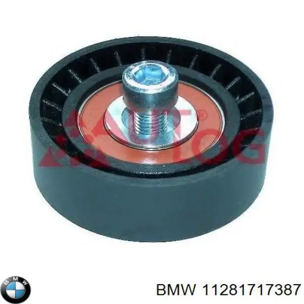 11281717387 BMW rodillo, correa trapecial poli v