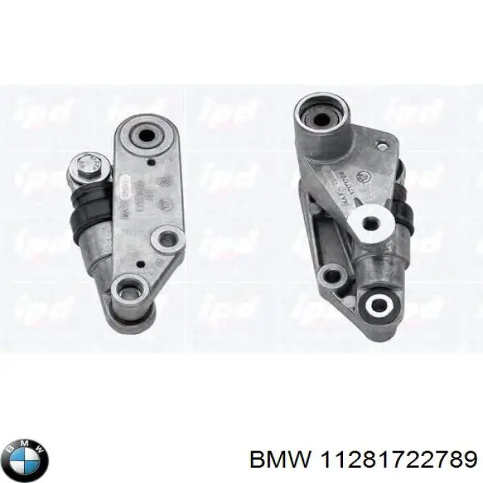 11281722789 BMW tensor de correa, correa poli v