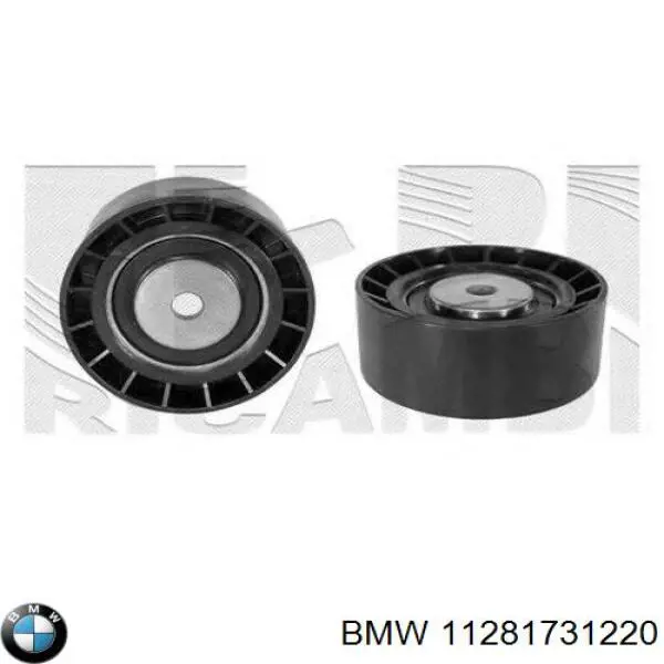 11281731220 BMW rodillo, correa trapecial poli v