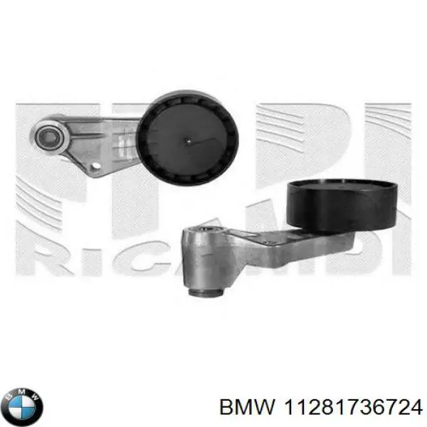 11281736724 BMW rodillo, correa trapecial poli v