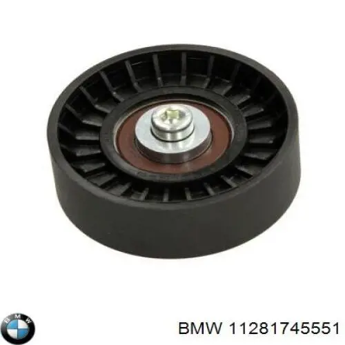 11281745551 BMW rodillo, correa trapecial poli v