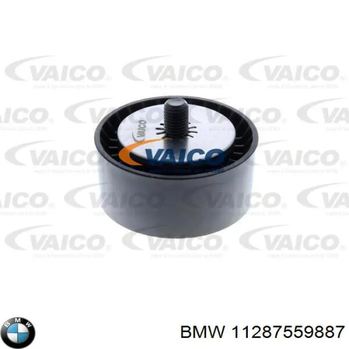 11287559887 BMW rodillo, correa trapecial poli v