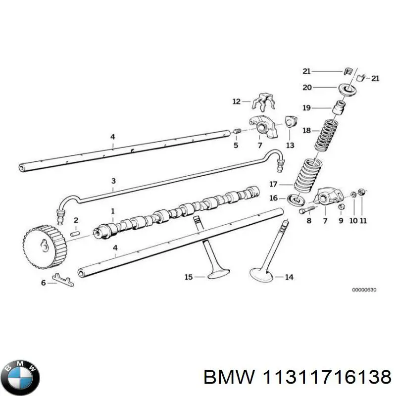 11311716138 BMW árbol de levas