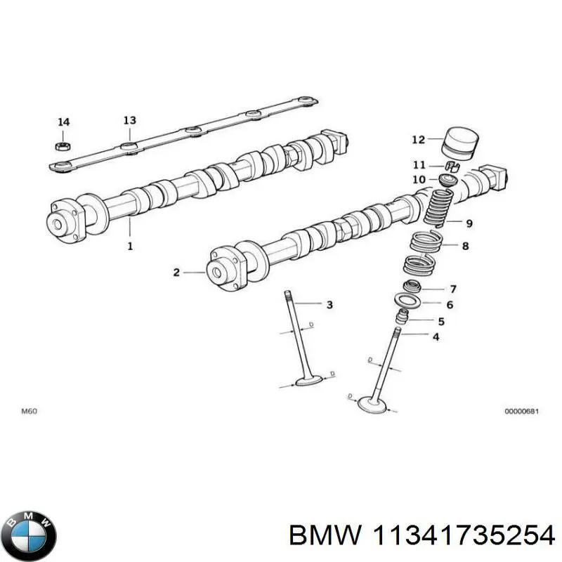 11341735254 BMW 