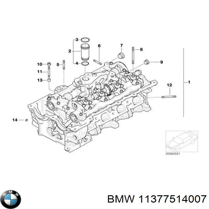 11377514007 BMW junta anular, cavidad bujía