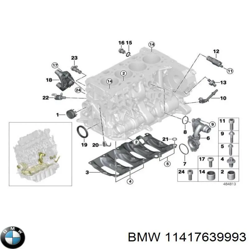  Válvula para mantener la presión de aceite para BMW X2 F39