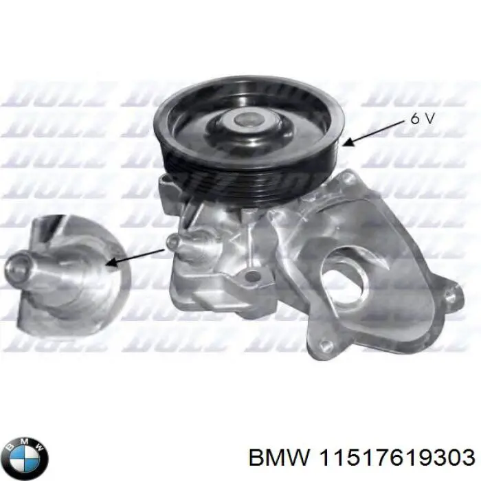 11517619303 BMW bomba de agua