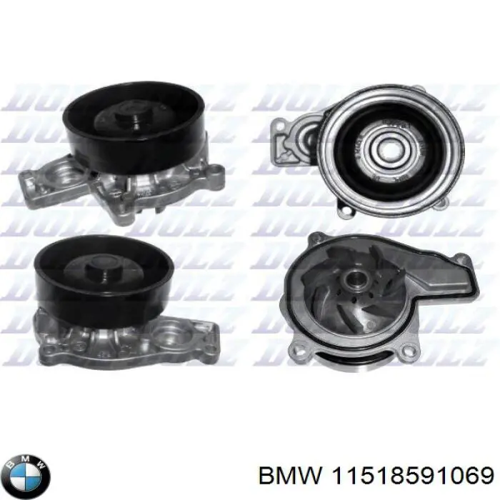 11518591069 BMW bomba de agua