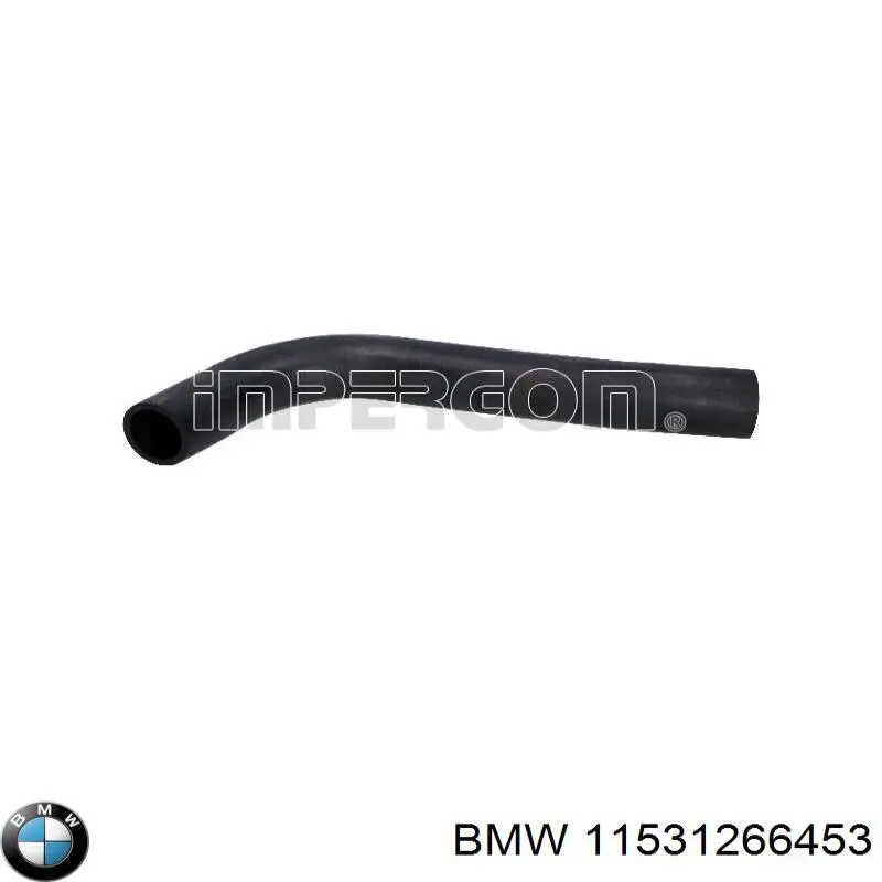 11531266453 BMW tubería de radiador arriba