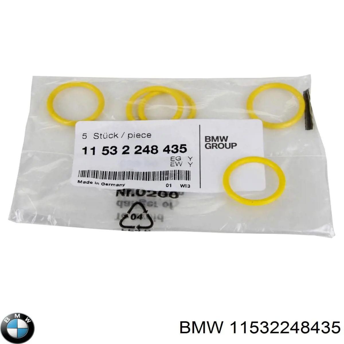 11532248435 BMW junta egr para sistema de recirculacion de gas