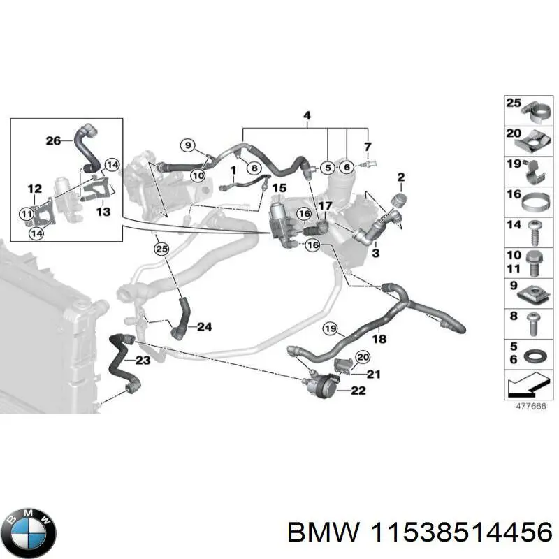 11538514456 BMW 