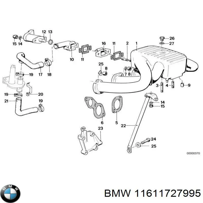 17279954 BMW junta, colector de admisión