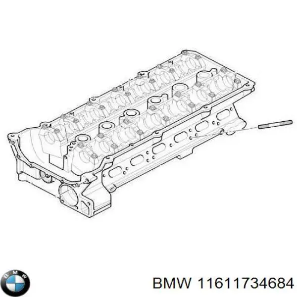 11611721763 BMW junta, colector de admisión