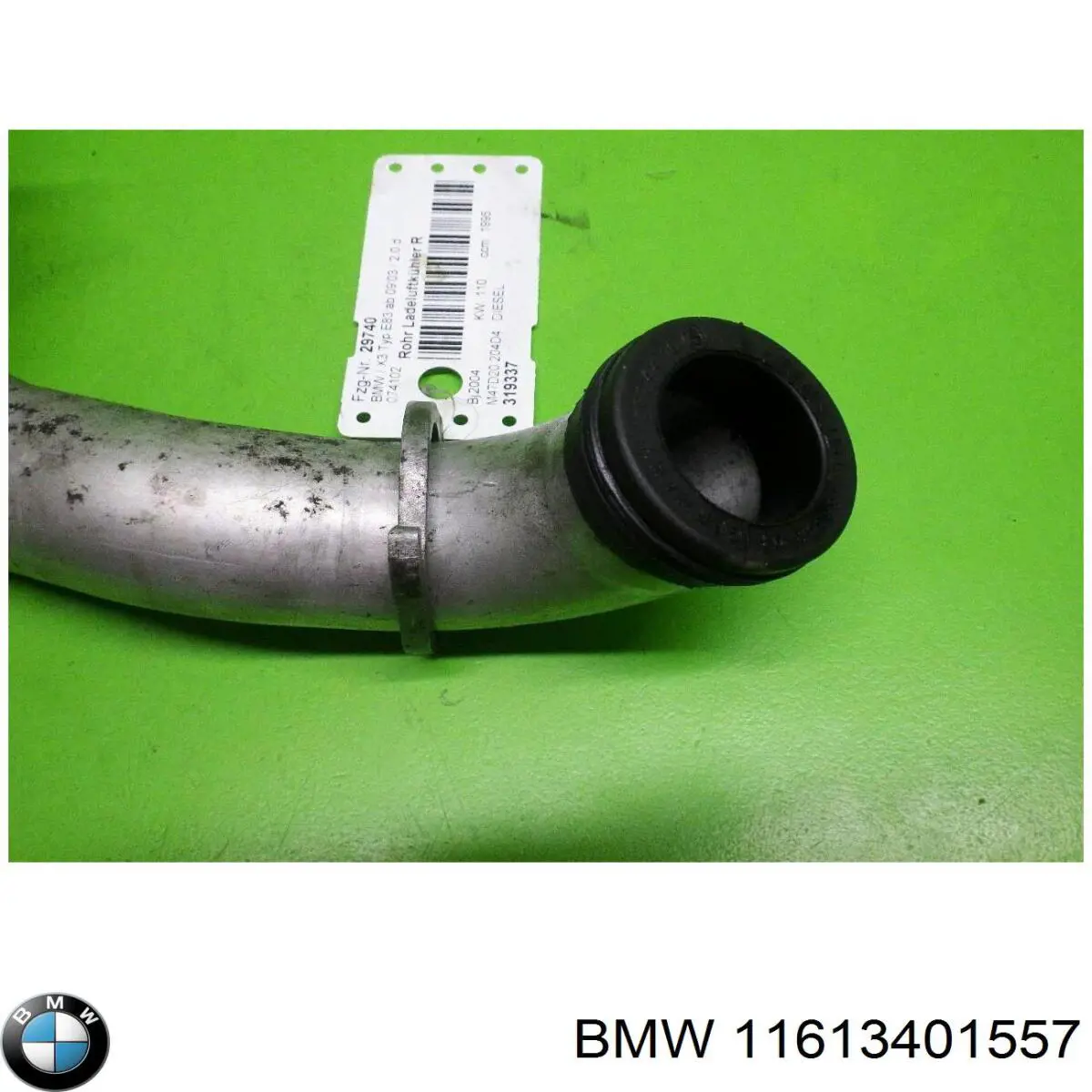 11613401557 BMW tubo flexible de aire de sobrealimentación derecho