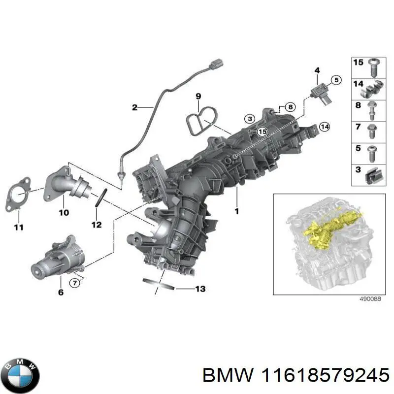  Colector de admisión, suministro de aire para BMW 3 G20