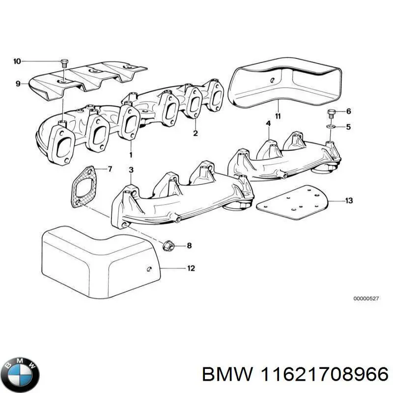 11621708965 BMW junta de colector de escape