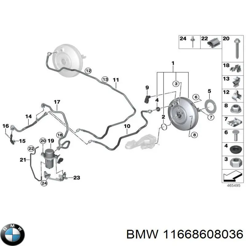 11668608036 BMW 