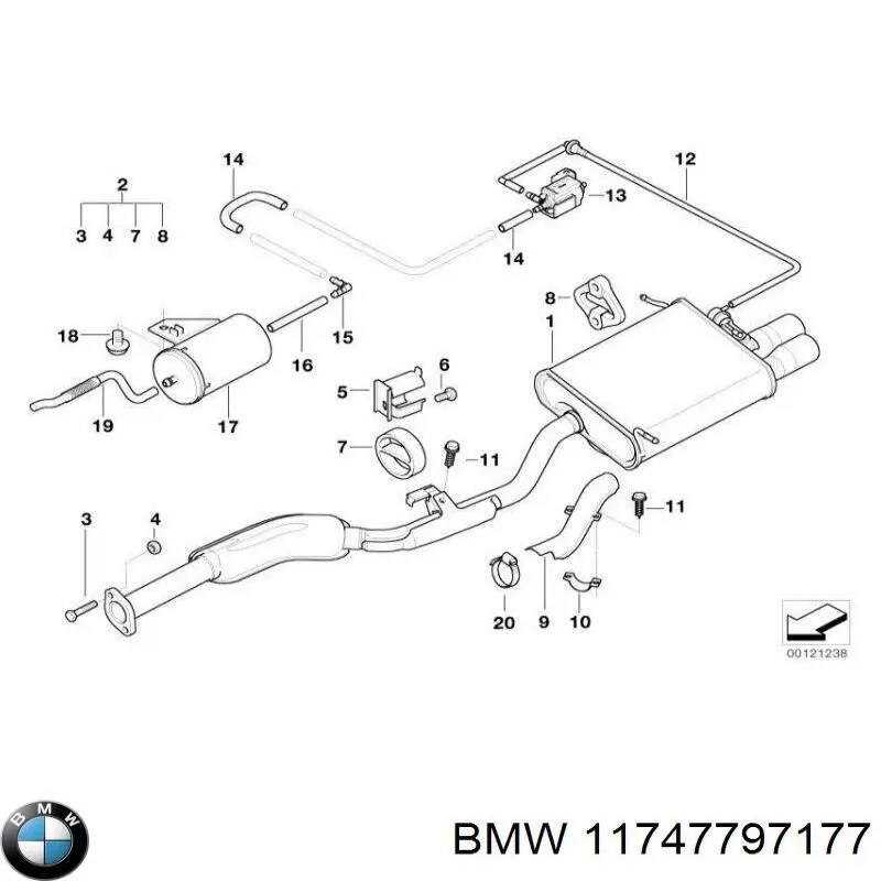 11747797177 BMW 