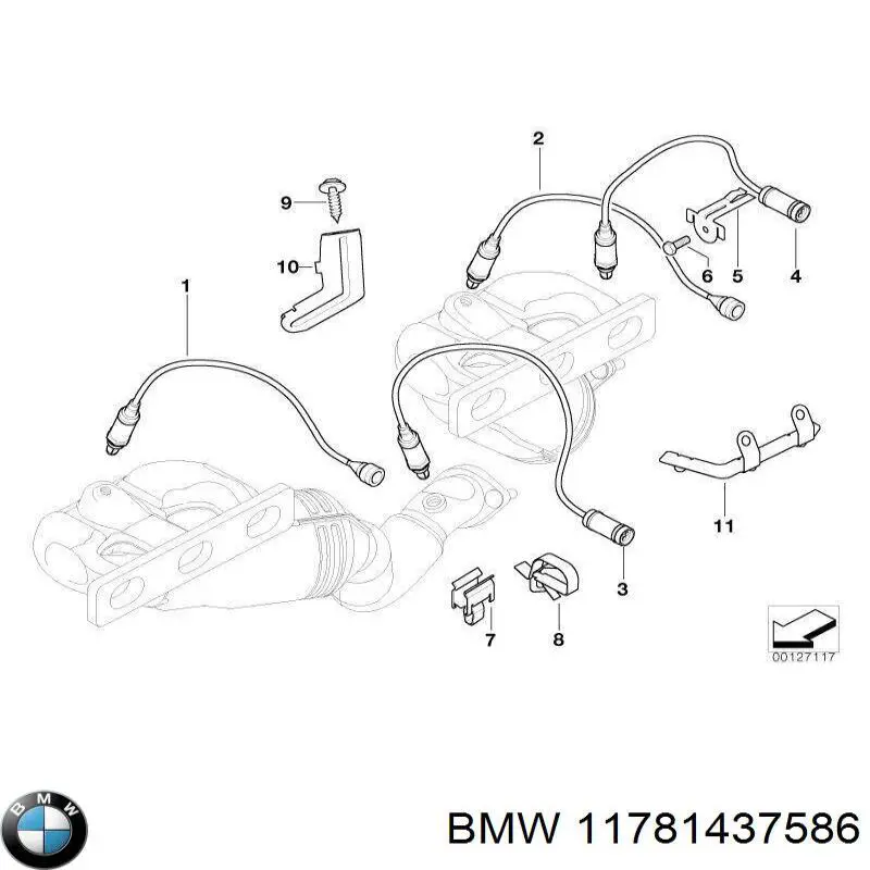 11781437586 BMW sonda lambda