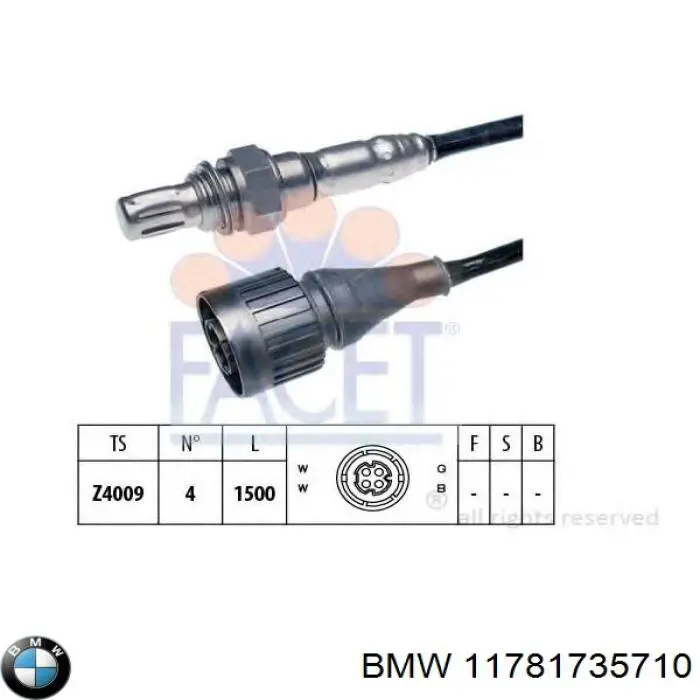 11781735710 BMW sonda lambda