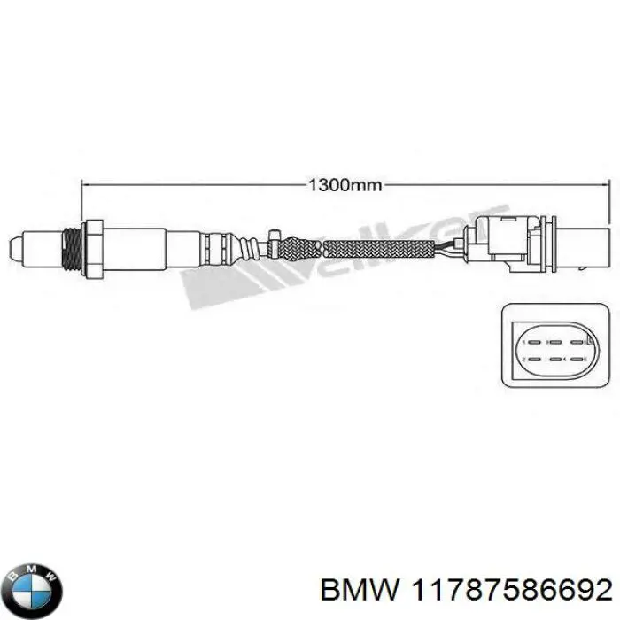 11787586692 BMW sonda lambda sensor de oxigeno para catalizador