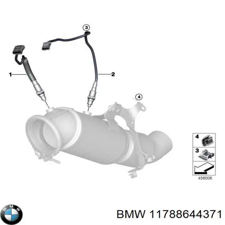  Sonda Lambda Sensor De Oxigeno Para Catalizador para BMW 6 G32