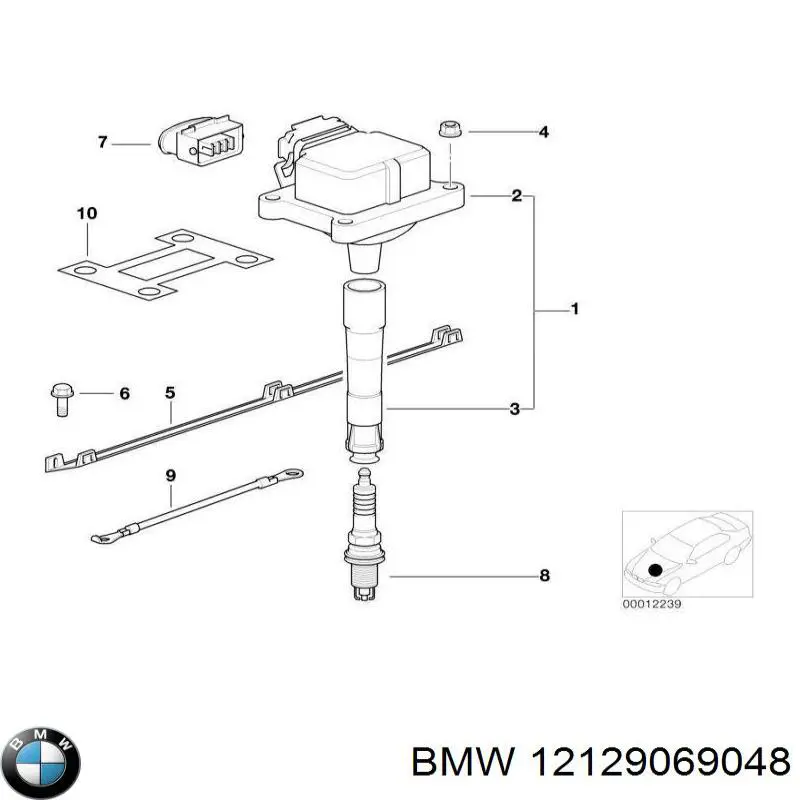 12129069048 BMW bujía de encendido