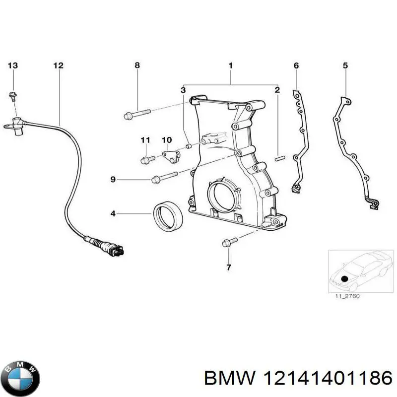 12141401186 BMW 