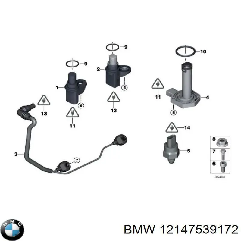 SS11200 Delphi sensor de posición del árbol de levas