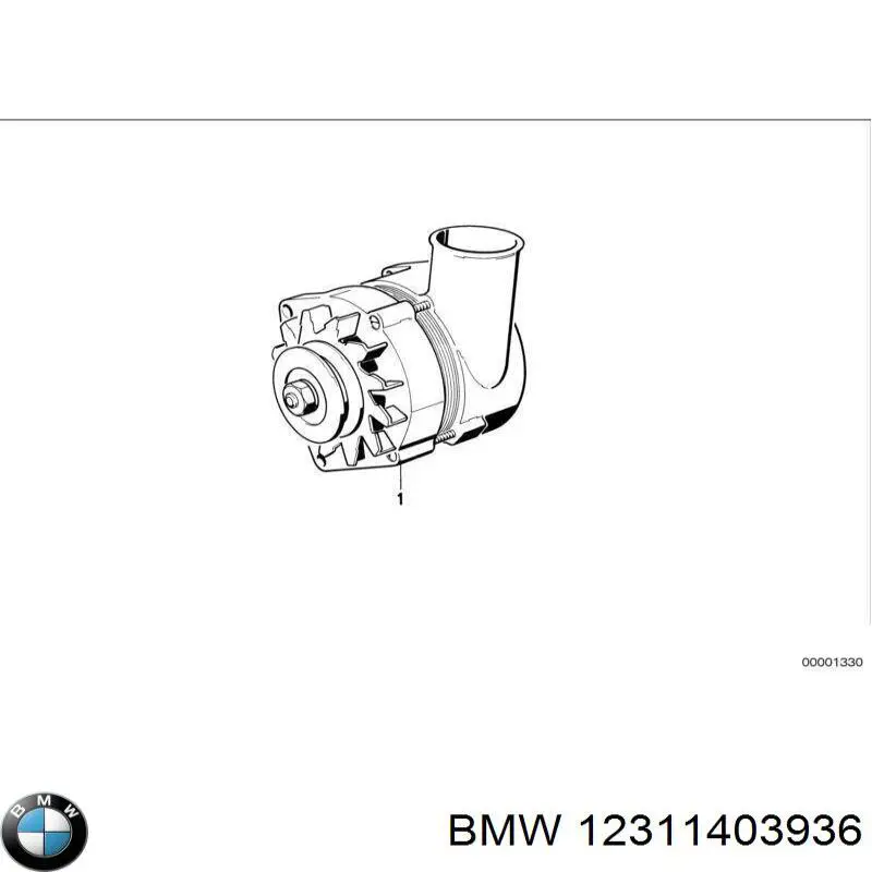 12311403936 BMW alternador