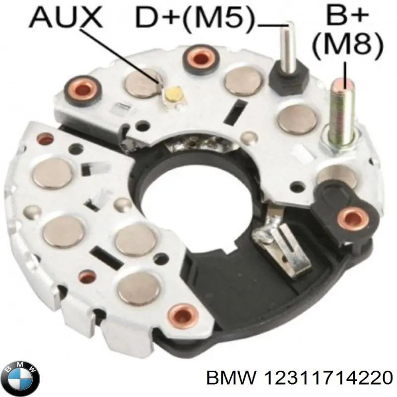 12 31 1 722 418 BMW alternador