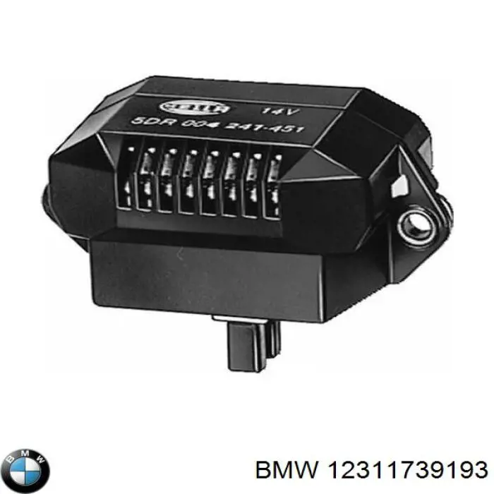 12311739193 BMW regulador de rele del generador (rele de carga)