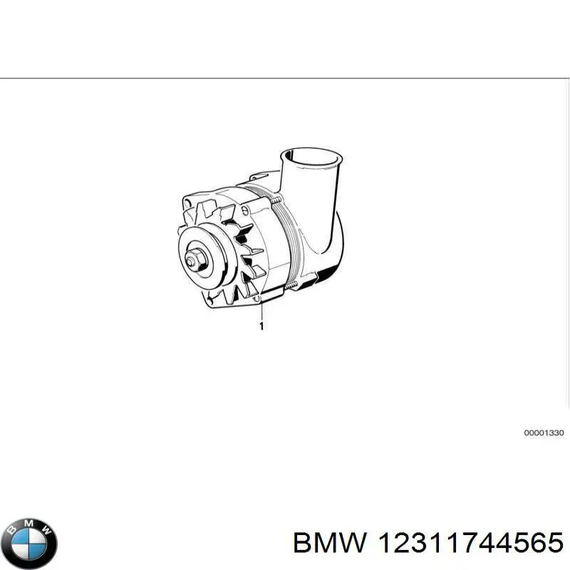 12311744565 BMW alternador