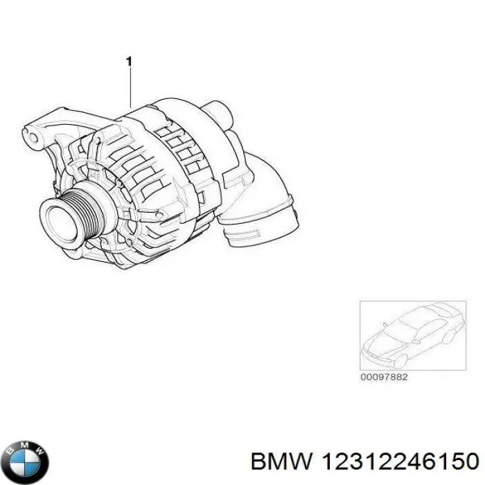 12312246150 BMW alternador