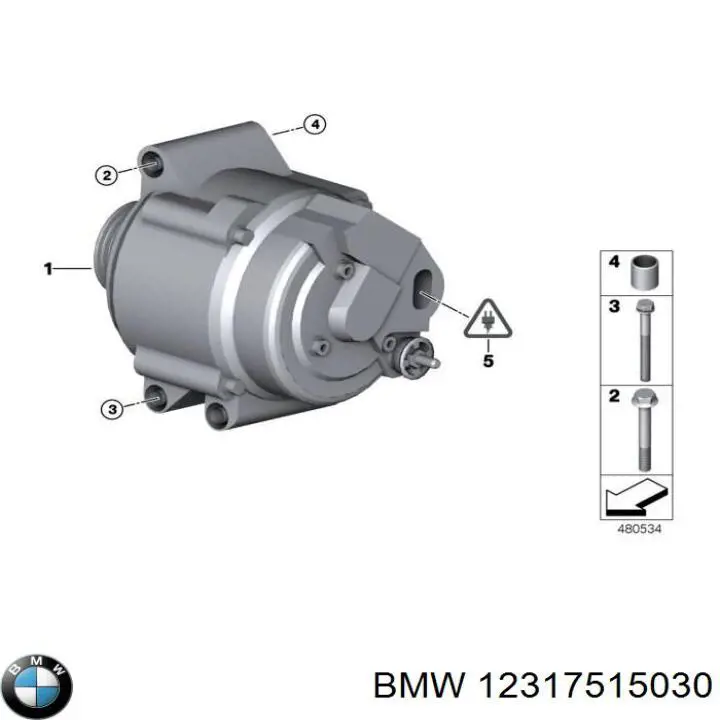 12317515030 BMW alternador