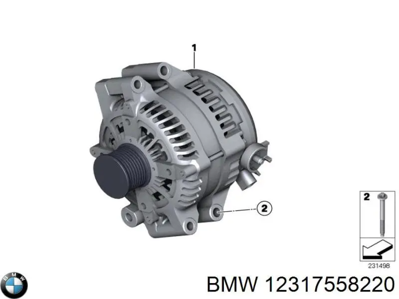 12317558220 BMW alternador