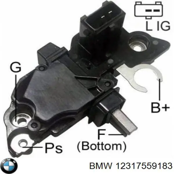 12317559183 BMW regulador de rele del generador (rele de carga)