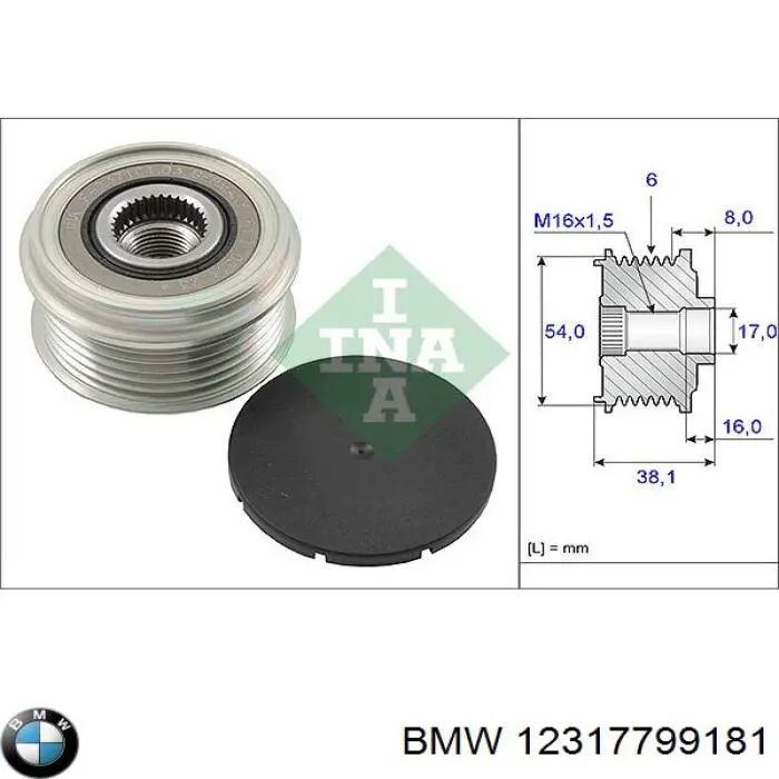 12317799181 BMW alternador