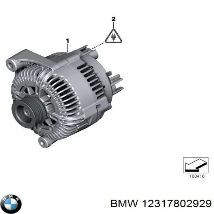 12317802929 BMW alternador