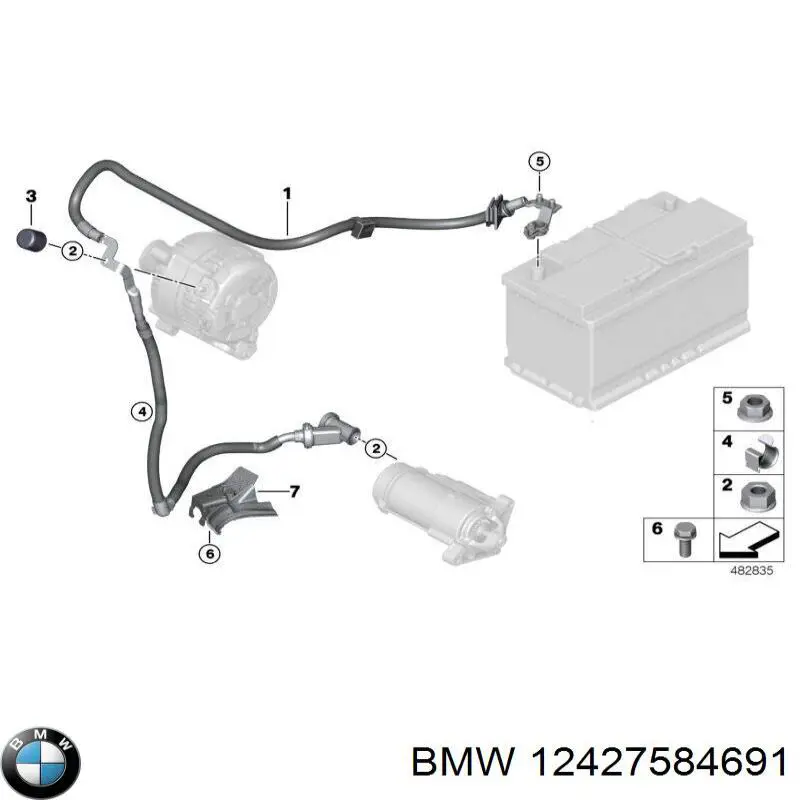 12427584691 BMW 