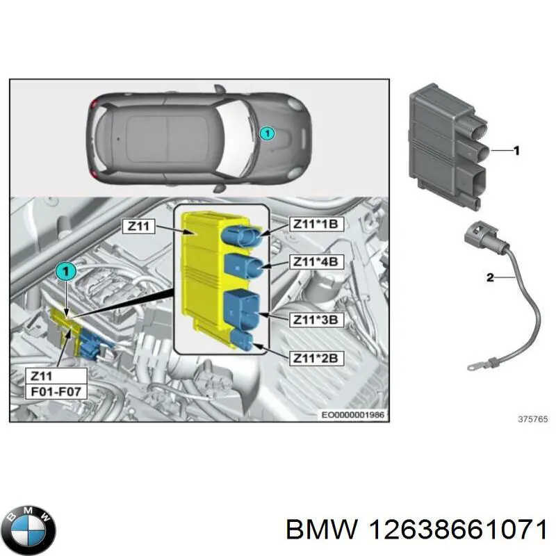  Modulo de control inyeccion de combustible (ECU) para BMW 6 G32