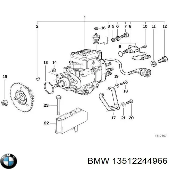  Bomba de alta presión para BMW 5 E34