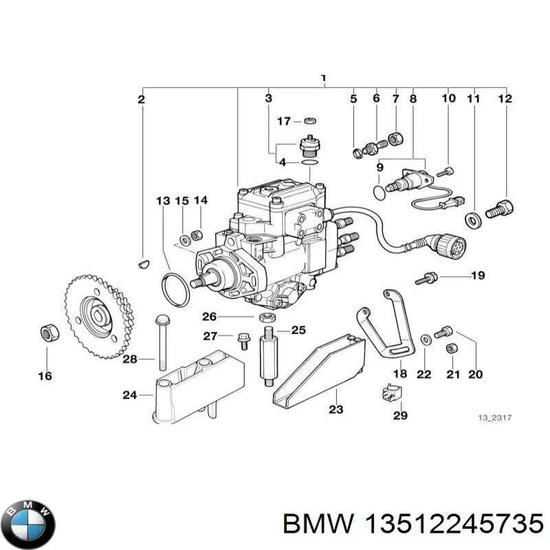 13512245735 BMW bomba de alta presión