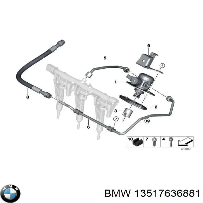  Bomba de alta presión para BMW 2 F45