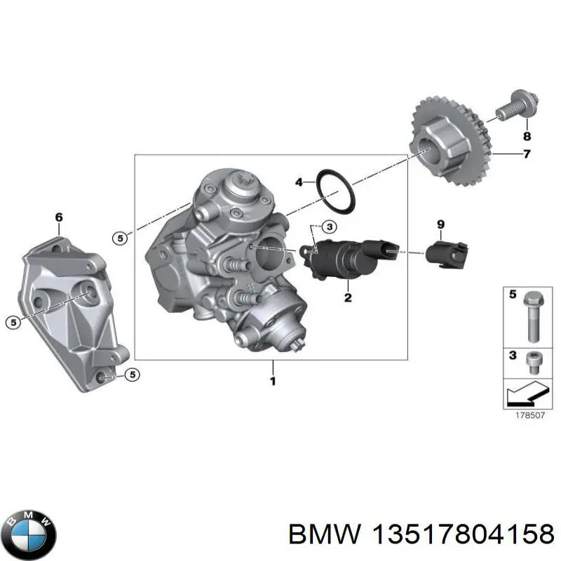  Válvula reguladora de presión Common-Rail-System para BMW X3 E83