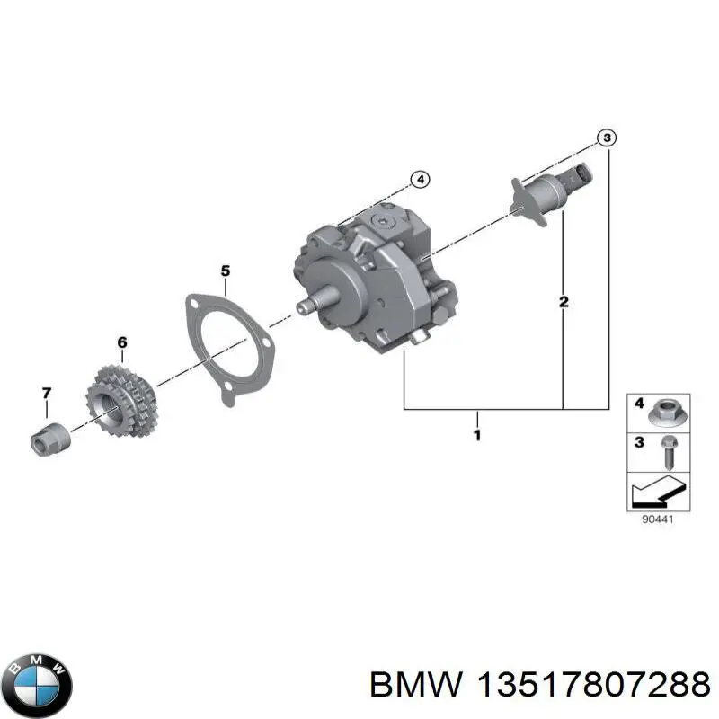 13517807288 BMW bomba de alta presión